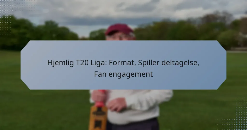 Hjemlig T20 Liga: Format, Spiller deltagelse, Fan engagement
