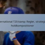 International T20-kamp: Regler, strategier, holdkompositioner