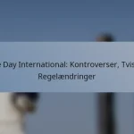 One Day International: Kontroverser, Tvister, Regelændringer