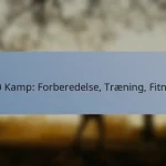T20 Kamp: Forberedelse, Træning, Fitness
