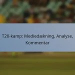 T20-kamp: Mediedækning, Analyse, Kommentar
