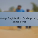 T20-kamp: Slagteknikker, Bowlingstrategier, Feltpositioner