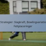 T20 Strategier: Slagkraft, Bowlingvariationer, Feltplaceringer