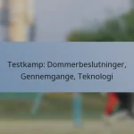 Testkamp: Dommerbeslutninger, Gennemgange, Teknologi