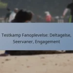 Testkamp Fanoplevelse: Deltagelse, Seervaner, Engagement