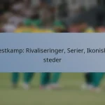 Testkamp: Rivaliseringer, Serier, Ikoniske steder